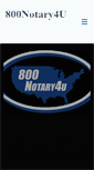 Mobile Screenshot of 800notary4u.com